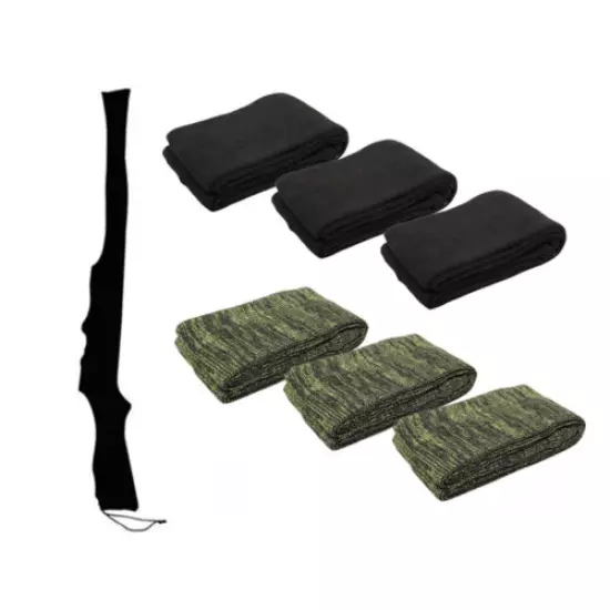 6 Pcs 54" Gun Sock Silicone Treated 140 Cm Gun Sleeves Rifle Shotgun Cover Pouch