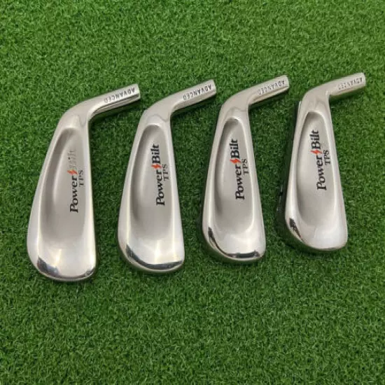 NEW PowerBilt Golf TPS ADVANCED Iron Set 1 2 3 4 (HEADS ONLY) Right Handed NOS