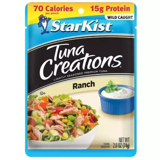 StarKist Tuna Creations Ranch, 2.6 oz Pouch (Pack of 5)