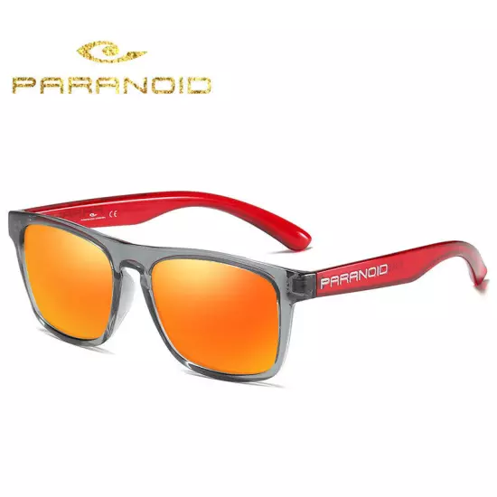 PARANOID Square Sport Polarized Sunglasses for Men Women Outdoor Driving Glasses