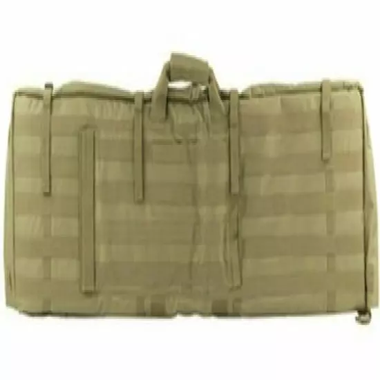 VISM Shooting Mat Rifle Case Combo 48" Hunting Tactical Shooting Range Bag TAN