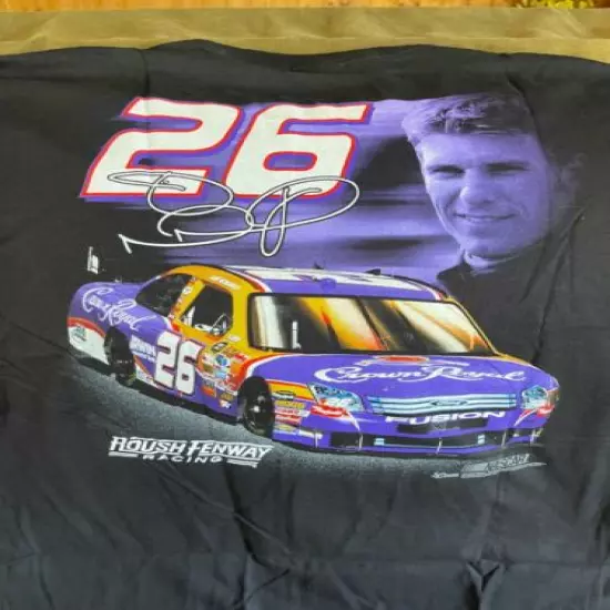 JAMIE MCMURRAY #26 CROWN ROYAL CHASE AUTHENTICS T-SHIRT BLK NEW W/TAGS X-LARGE