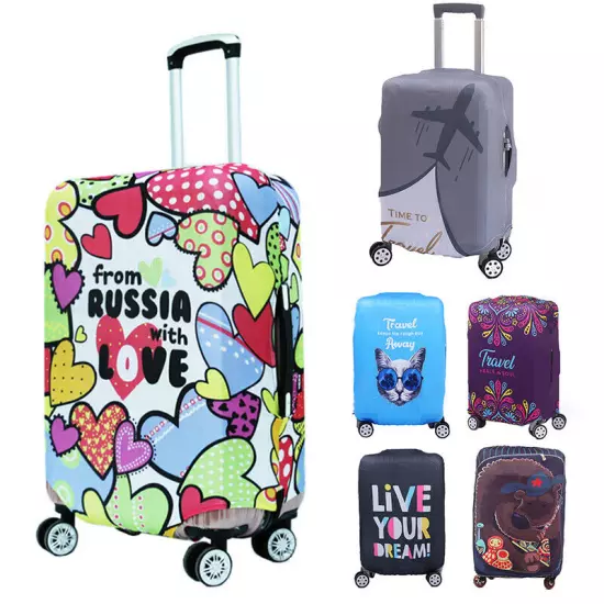 Travel Trolley Case Cover Protector Suitcase Cover Luggage Storage Cover Elastic