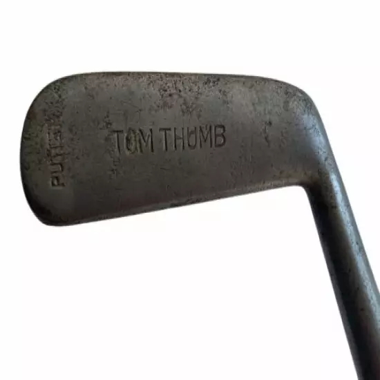 Antique Tom Thumb Putter Hickory Shaft Miniature Golf RH 34" Scarce