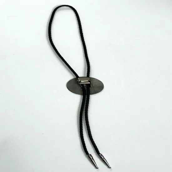 Southwest Bolo Tie Pueblo Design Braided Leather