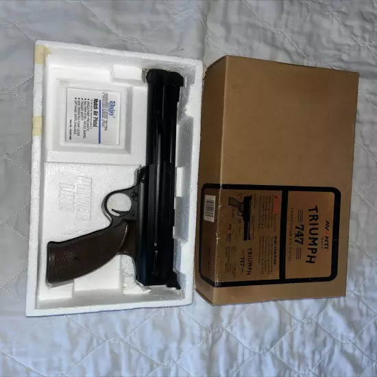 Daisy Powerline Triumph 747 Match Air Pistol .177 Cal. Right-Hand Walther Barrel