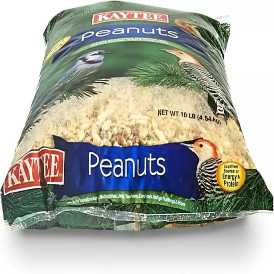 Shelled Peanuts for Wild Birds, 10 lb Bag