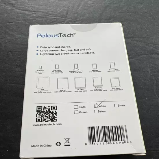 Peleustech 2 In 1 Charge And Sync Cable