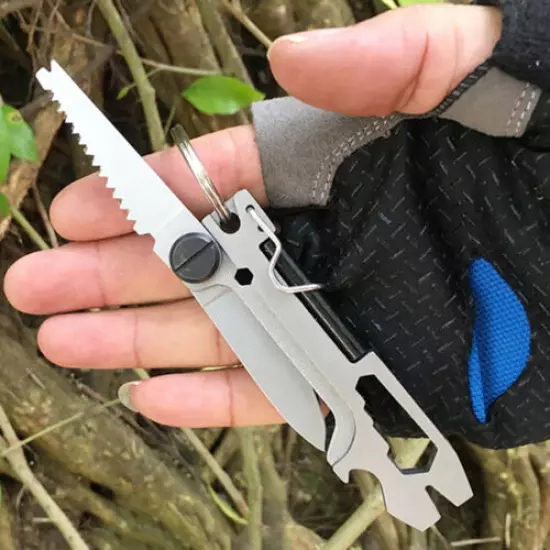 14 in 1 Multifunction Tool Card Pocket Knife Portable Outdoor Survival EDC Blade