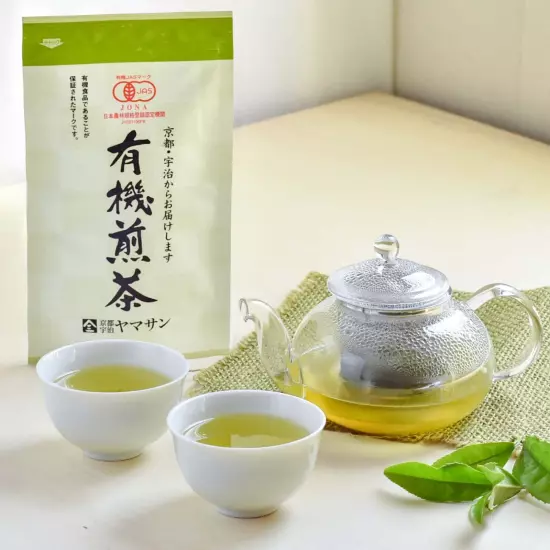 Japanese Organic Sencha Green Tea 1KG From Kyoto Japan YAMASAN Free Shipping