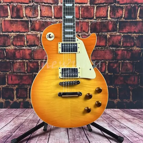 Custom Shop Honey burst Lemon Fade Electric Guitar ABR bridge shipping quickly