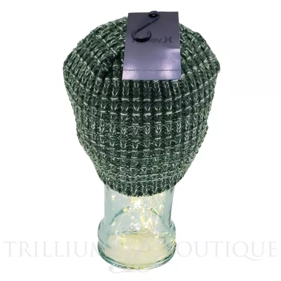 Hurley Hat Beanie Adult Prospect Beanie Marled Yarn Vintage Green Outdoor Fall