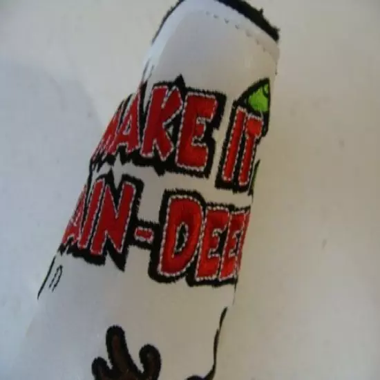 Patrick Gibbons "Make it Rain-Deer" putter cover NEW!