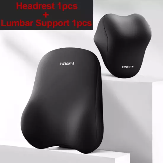 Car Pillow Neck Pillow Cervical Lumbar Support Car Headrest Back Pad Back Pillow