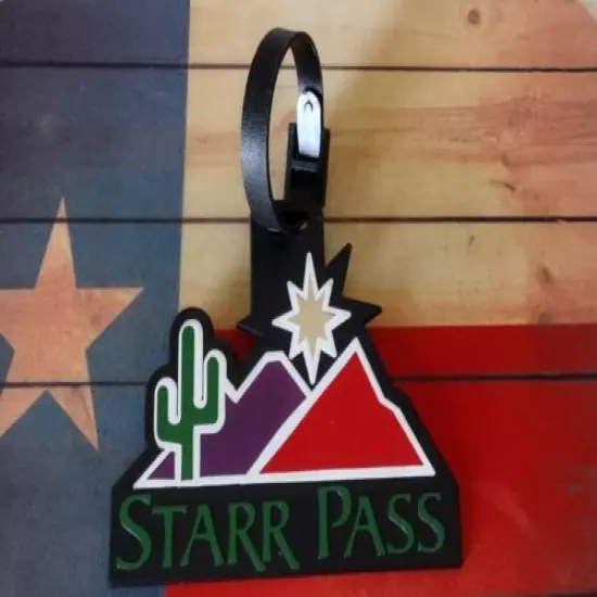 vtg - PGA Golf Bag Tag - STARR PASS GOLF CLUB gc - Tucson AZ