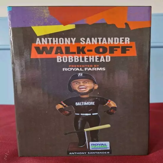 ANTHONY SANTANDER Walk-Off Bobblehead Baltimore Orioles June 1, 2024 NEW