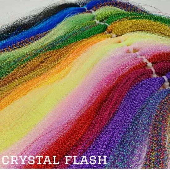 Crystal Flash - Choice of Colour - Fly Tying Materials - Tinsel - Saltwater