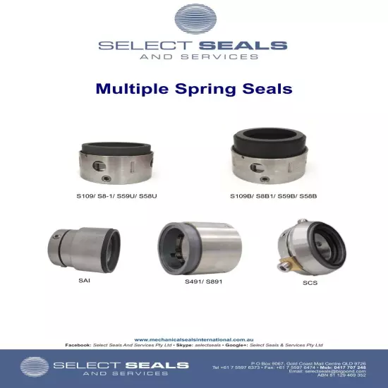 WATERCO Pump Mechanical Seals Pack 10 x seals