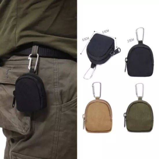 Tactical Wallet Pouch EDC Waist Belt Pack Utility Key Earphone Coin Purse Bag