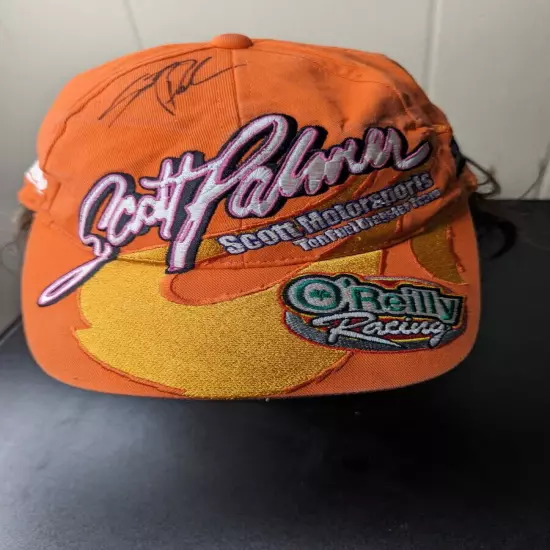 Scott Palmer O'Reilly Racing Hat Autographed