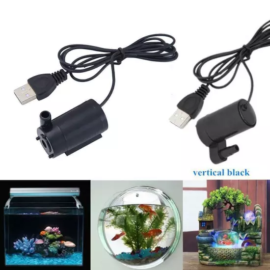 USB Mini Aquarium Fish Tank Oxygen Air Pump Portable Ultra-Silent