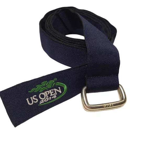 Polo by Ralph Lauren Belt Mens size XL US Open Tennis Official Fabric Navy 2014