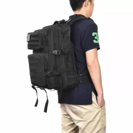 45L Outdoor Military Molle Tactical Backpack Rucksack Camping Hiking Travel Bag