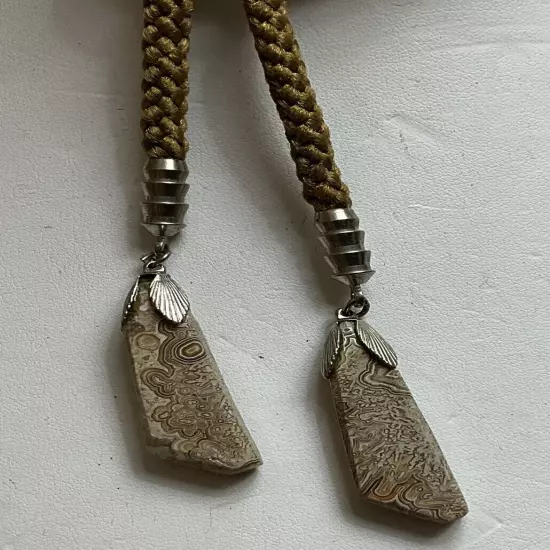 Vintage Genuine Stone Bolo Tie