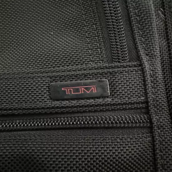 Tumi Expandable Organizer Briefcase Black