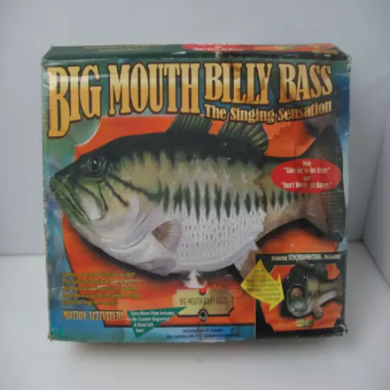 Vintage Big Mouth Billy Bass / The Singing Sensation 1999 IN ORIGINAL BOX