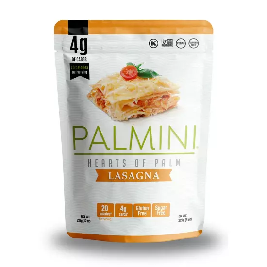 Palmini Lasagna Noodles | Low-Carb Pasta Low-Calorie Hearts of Palm Pasta | K...