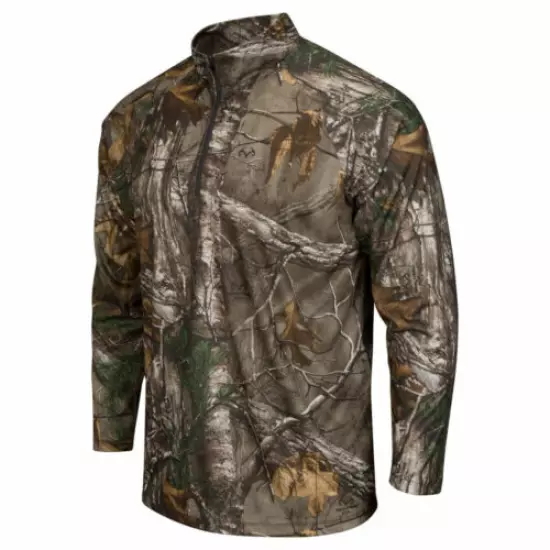 Realtree Xtra Camo 1/4 Zip Hunting Base Layer Shirt - Choose Size - NEW!