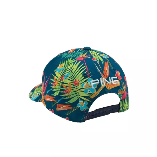 PING Clubs of Paradise Tour Flexfit Snapback Navy NEW WITH TAGS & Hanger