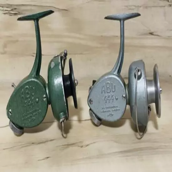 Vintage Pair of 1950's ABU Garcia 444 Record Spinning Reels