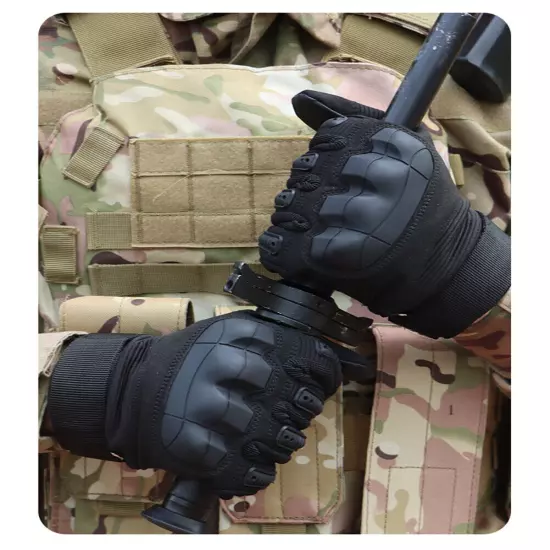 Tactical Hard Knuckles Gloves Army Military Hunting Shooting Anti-Skid Gloves US