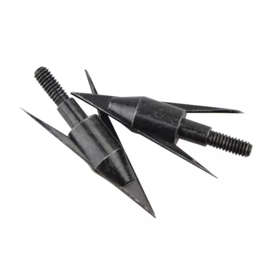 6/12/30pcs Bowfishing Arrowheads Broadhead Archery Points Bow Fishing Shooting