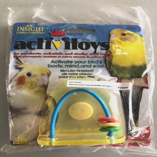 Bird Toy attaches to Bird Cage - JW Insight Activitoys Keeps bird active, NEW!!