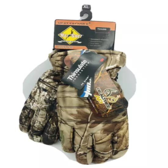 RealTree Thinsulate AP Camo Waterproof Gloves Size X-Large - NWT