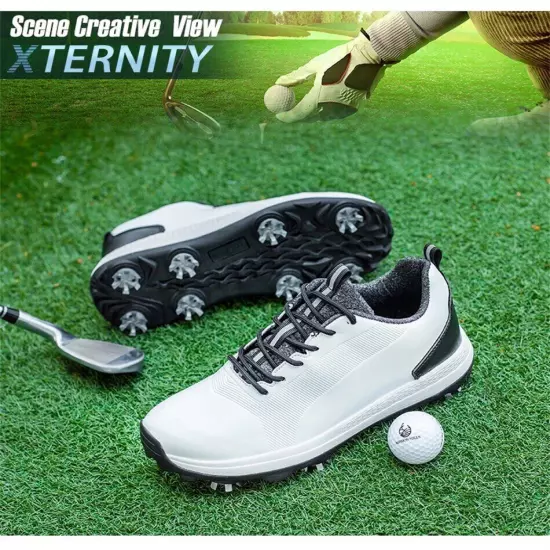 Hot Sale Professional Non-Slip Golf Shoes Men's Waterproof Golf Spikes Sneakers