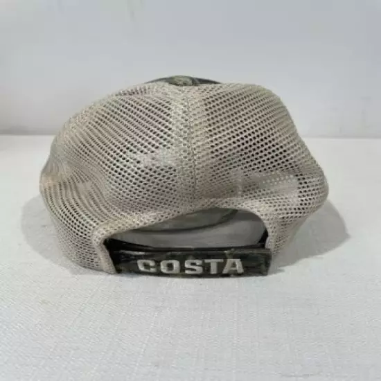 Costa Del Mar Mesh Trucker Logo Cap Hat Camo Fishing Fish Hunting Outdoor