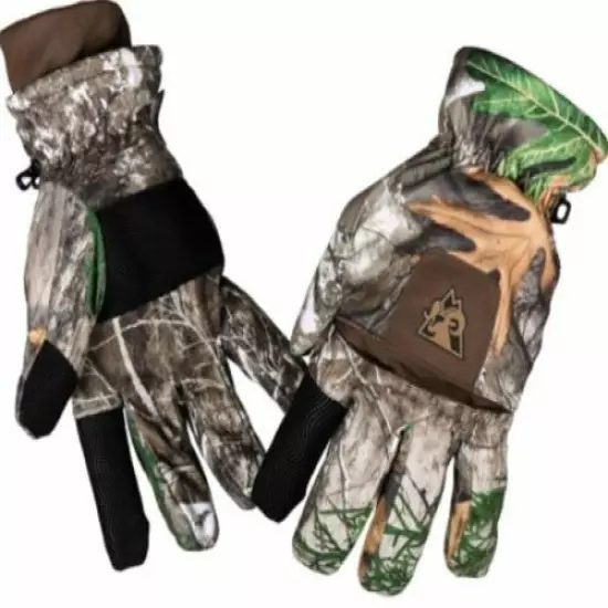 !! New LG XL WATERPROOF 3M Thinsulate 40G RealTree EDGE Touch Screen Camo Gloves