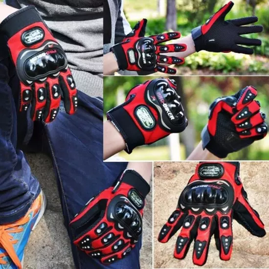 Motocross Motorcycle Gloves Full Finger Anti-slip Anti-fall Breathable Gloves