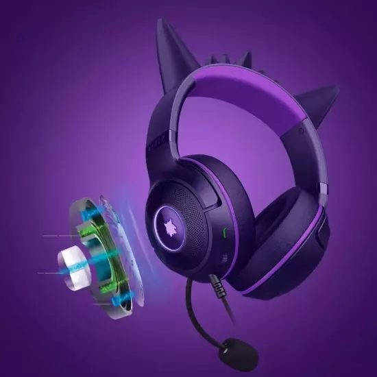 Razer x Pokémon Gengar Wired Headset Headphone Limited Edition Preorder