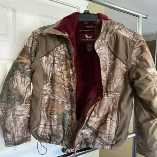 Field And Stream Mens Camo Winter Jacket Womens Size S