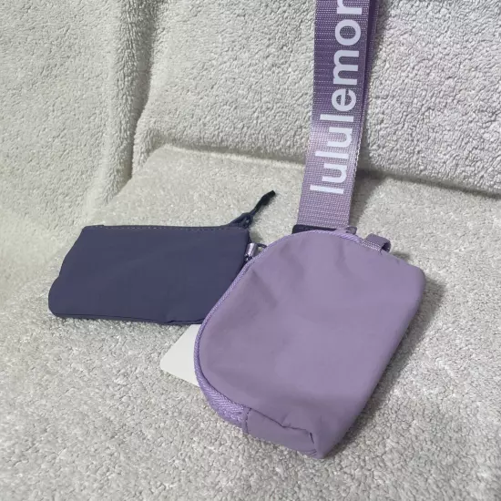 lululemon dual pouch wristlet NWT Purple