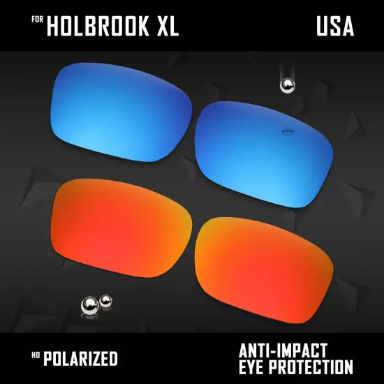 Anti Scratch Polarized Replacement Lenses for-Oakley Holbrook XL OO9417 Options