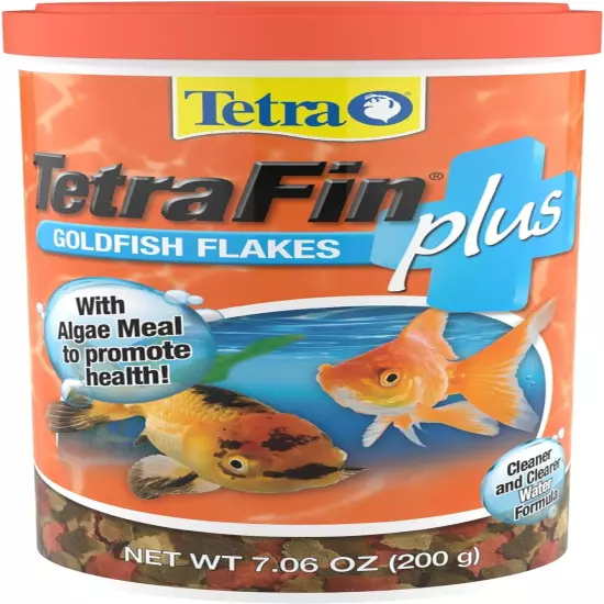  Goldfish Flakes 7.06 Ounces, Balanced Diet, with Algae to Promote Health