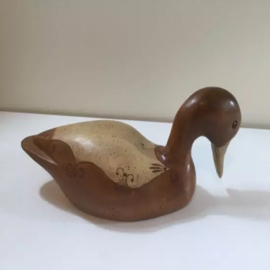 Decoy Creations By Cranford Hickory NC Collectible Duck Wooden 11”x4” vintage