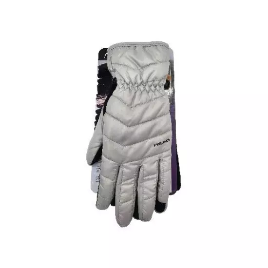 HEAD Womens Waterproof White Hybrid Gloves Size Medium 1601705 NEW