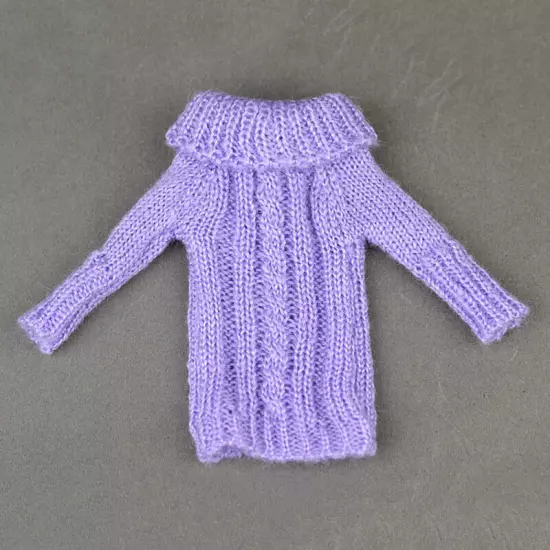 1:6 Accessories Knitted Handmade Sweater Top Coat Dress Clothes For 11.5" Doll